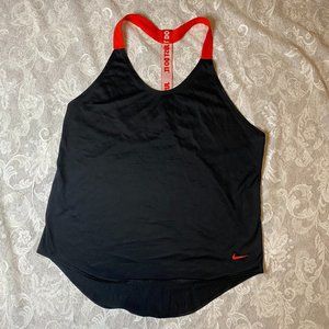 Nike Just Do It Orange Strap Back Tank